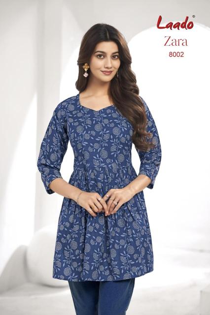 Laado zara vol-8 short top kurtis wholesale suppliers in online